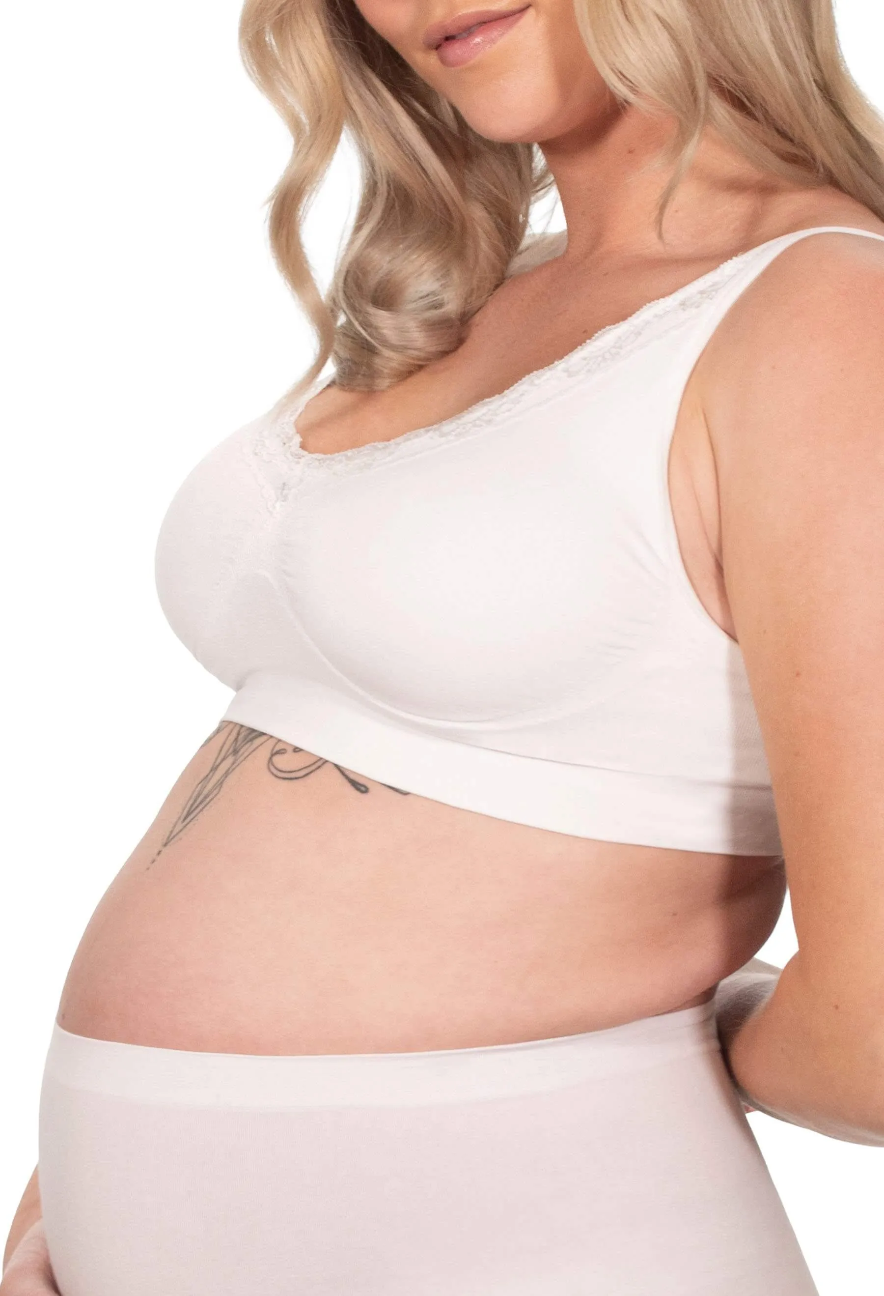 3 Pack Venus Lace Wire Free Pregnancy Bra   Band Extender Set