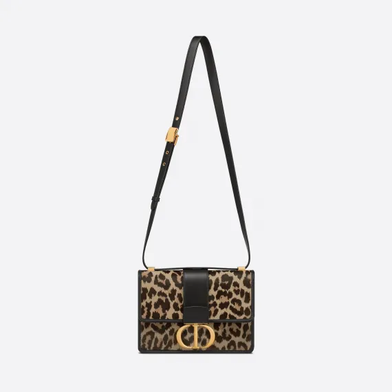 30 Montaigne Bag Beige Multicolor Mizza Pony-Hair Calfskin