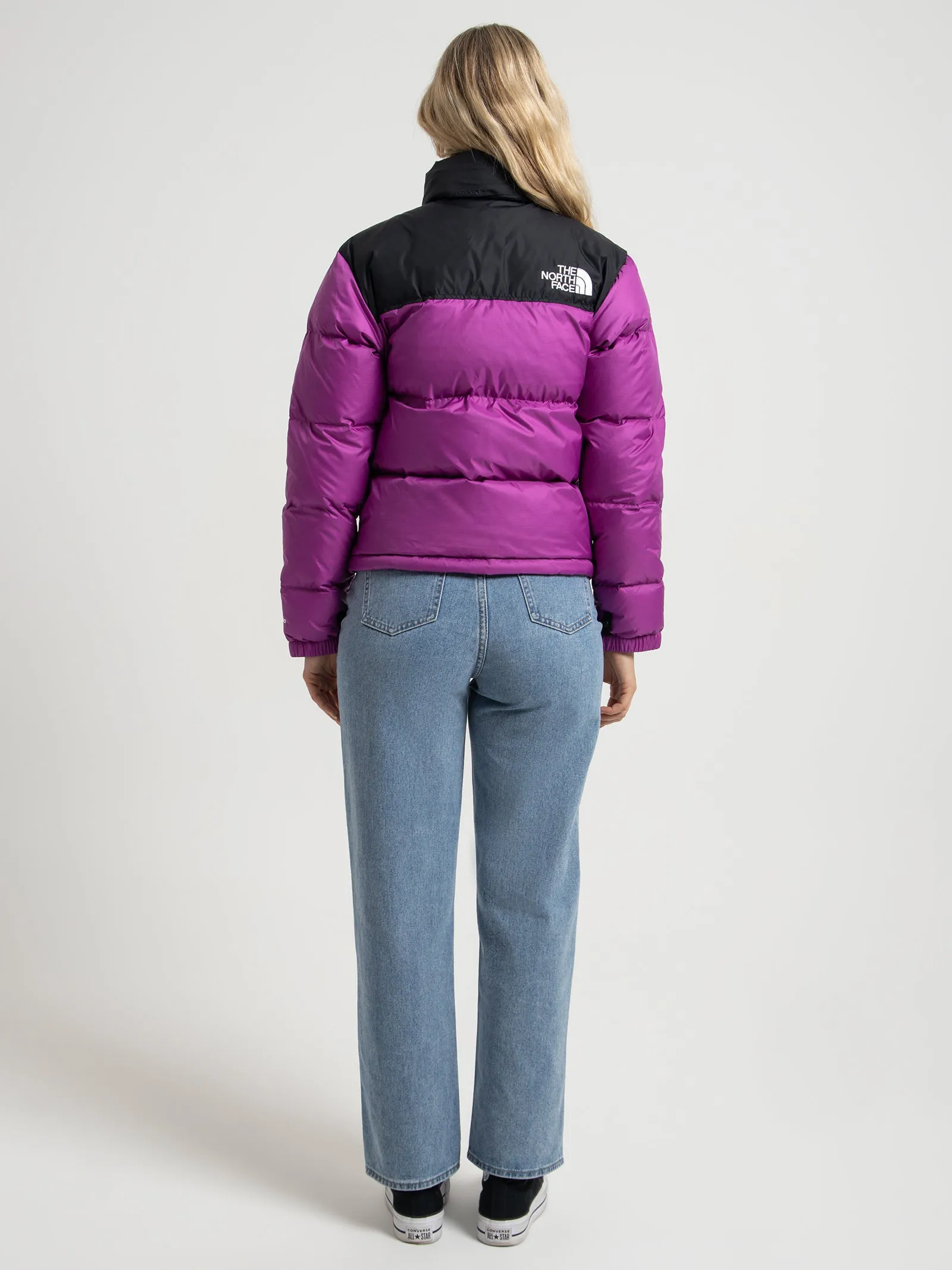 96 Retro Nuptse Puffer Jacket in Purple