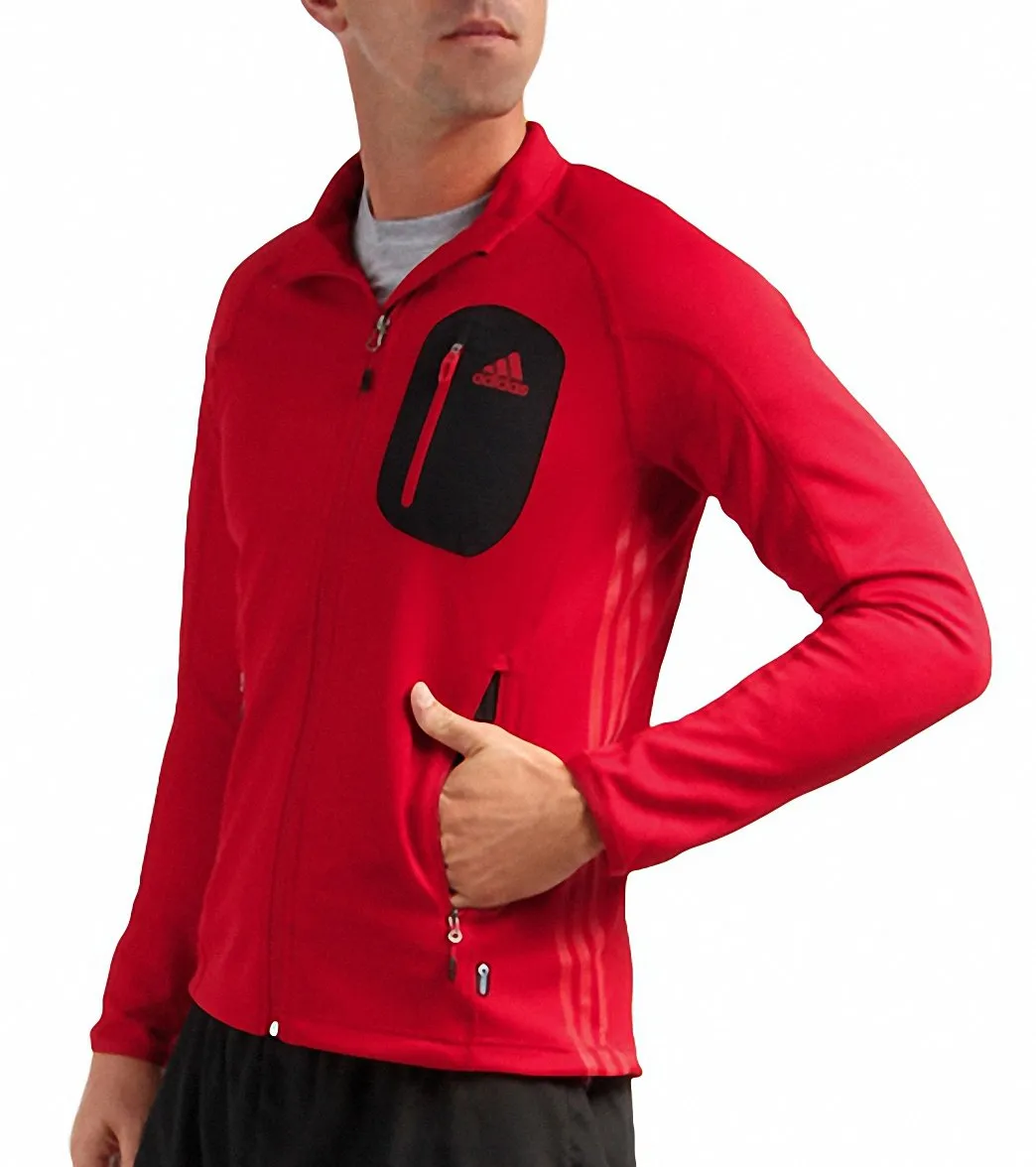 Adidas Men's Terrex Cocona Running Fleece Running Jacket