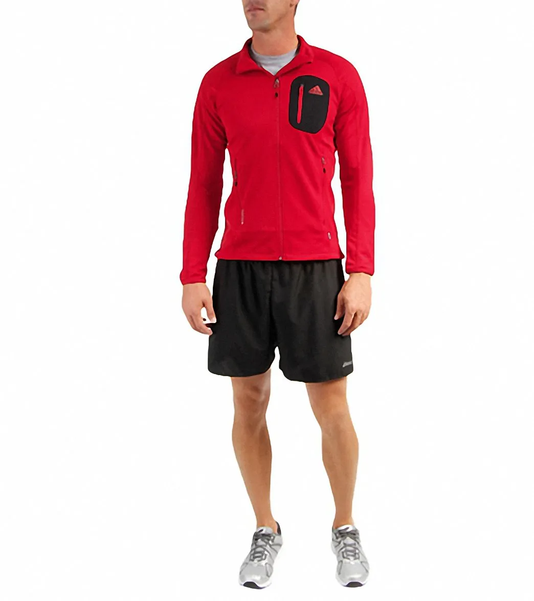 Adidas Men's Terrex Cocona Running Fleece Running Jacket