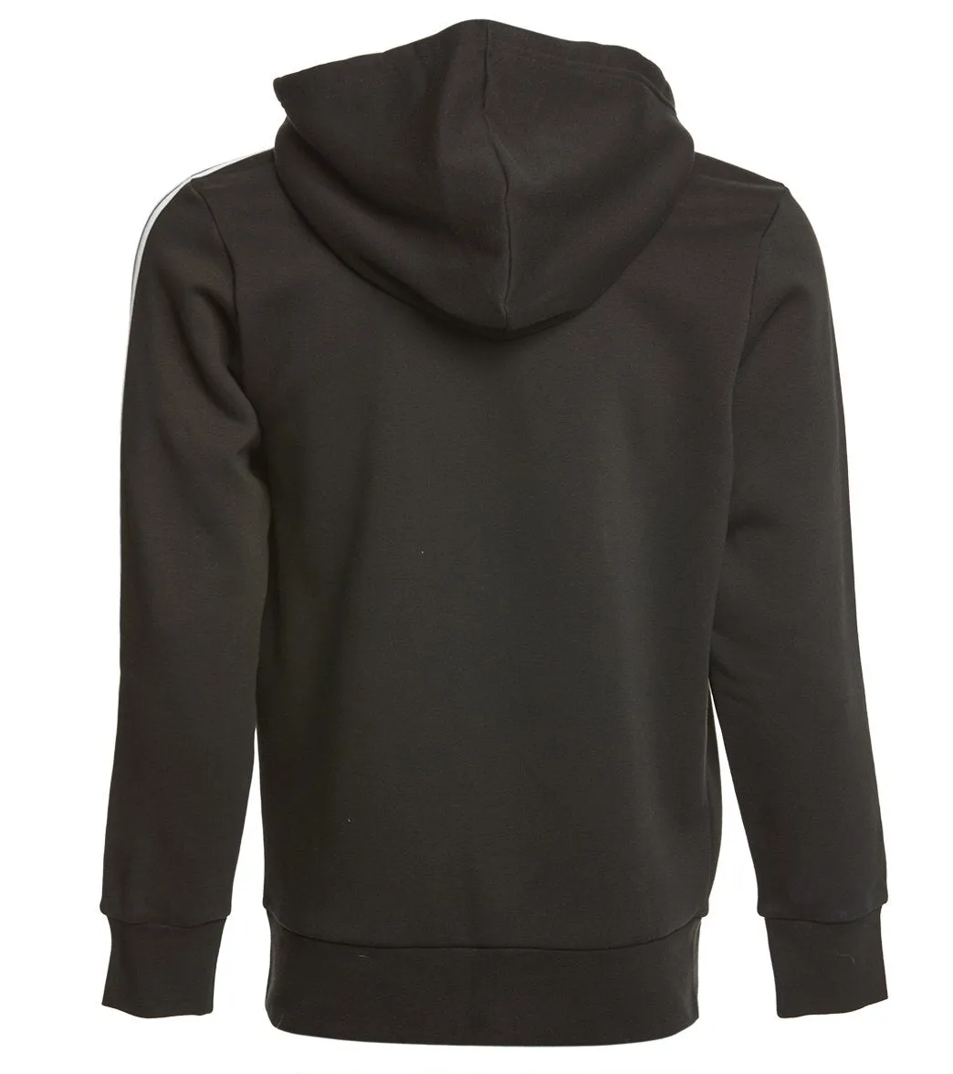 Adidas Outdoor Men's Essential 3S Full Zip Hoodie Sweatshirt