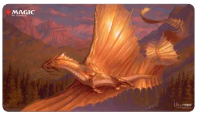 Adventures in the Forgotten Realms Adult Gold Dragon Standard Gaming Playmat for Magic: The Gathering