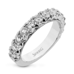 Anniversary Ring In 18k Gold With Diamonds
