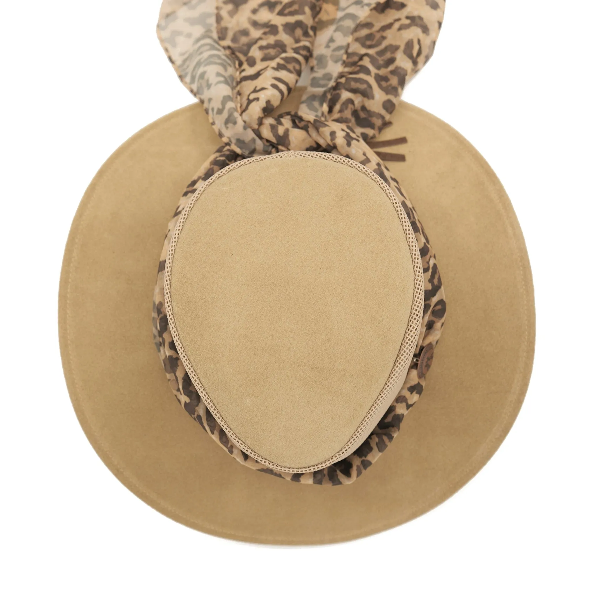 Bendigo Breeze Hat with Leopard Scarf