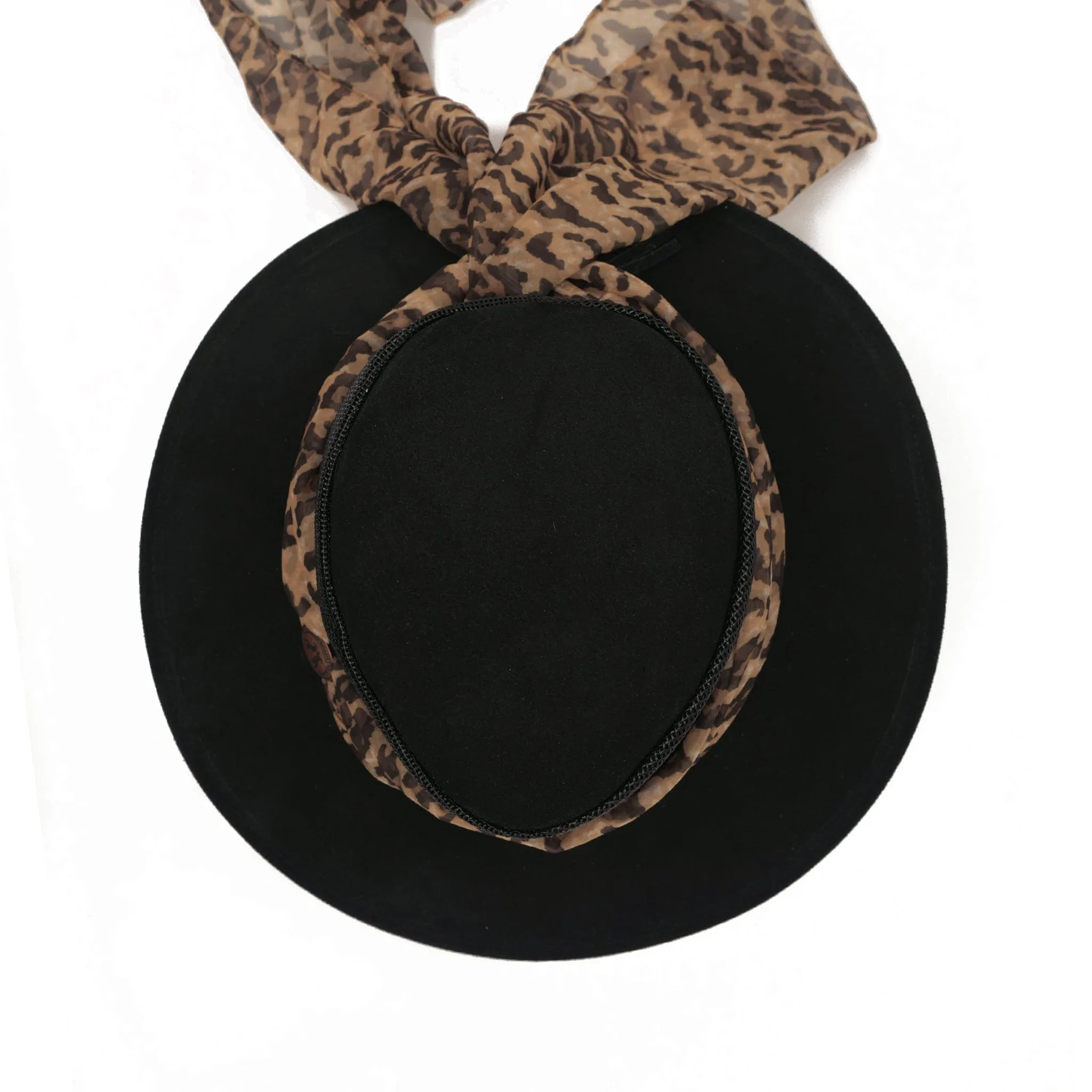 Bendigo Breeze Hat with Leopard Scarf
