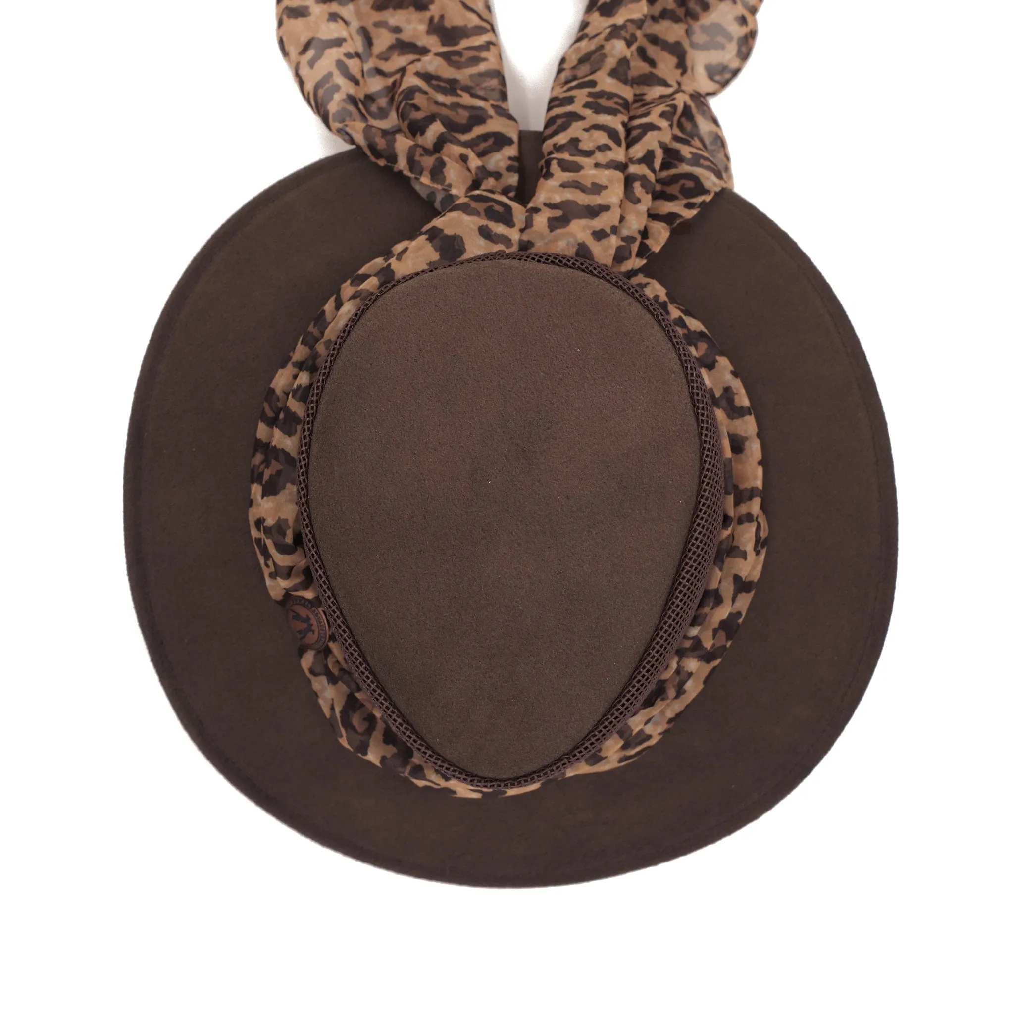Bendigo Breeze Hat with Leopard Scarf