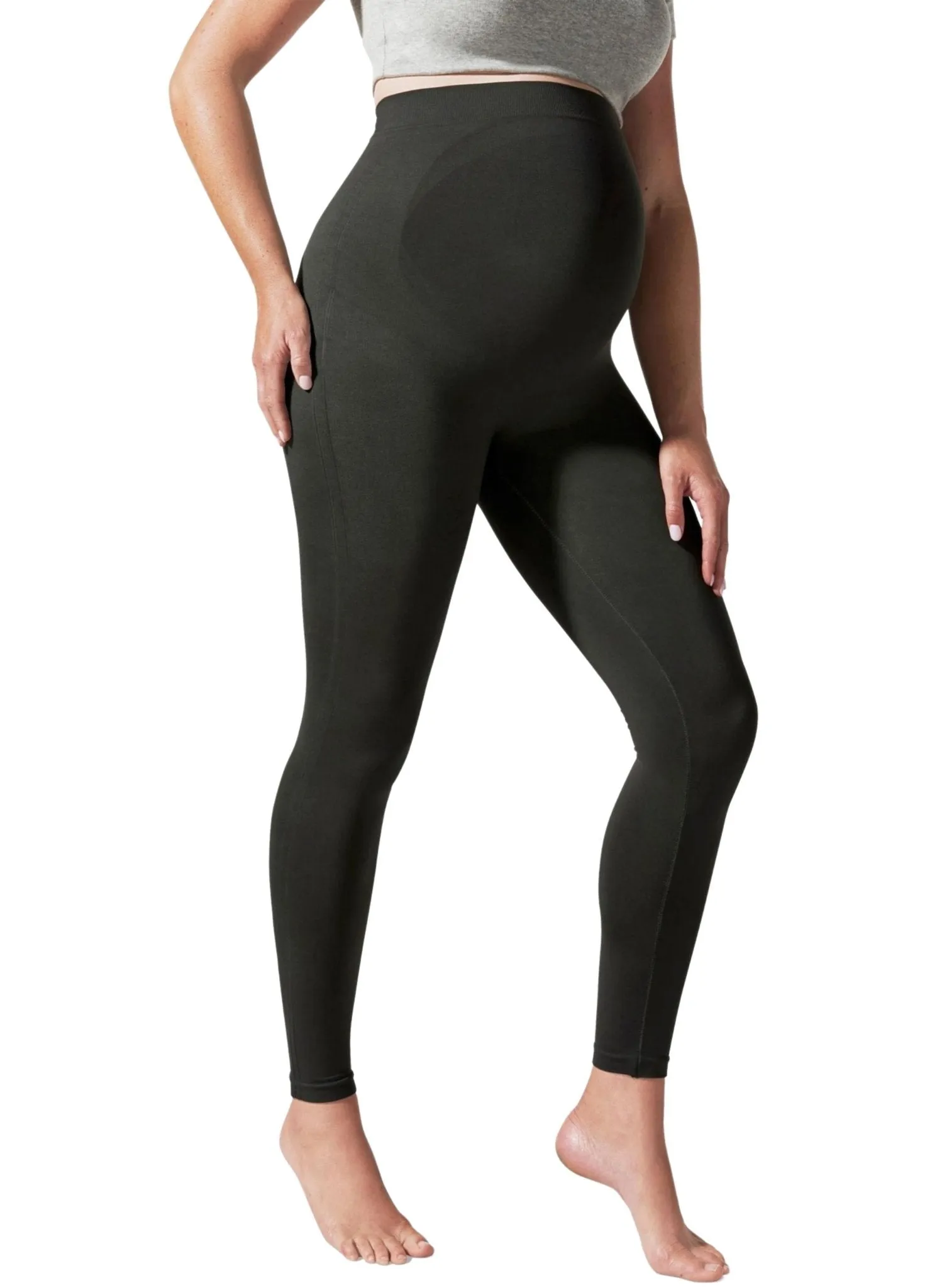 BLANQI Maternity Belly Support Leggings - Forest Night