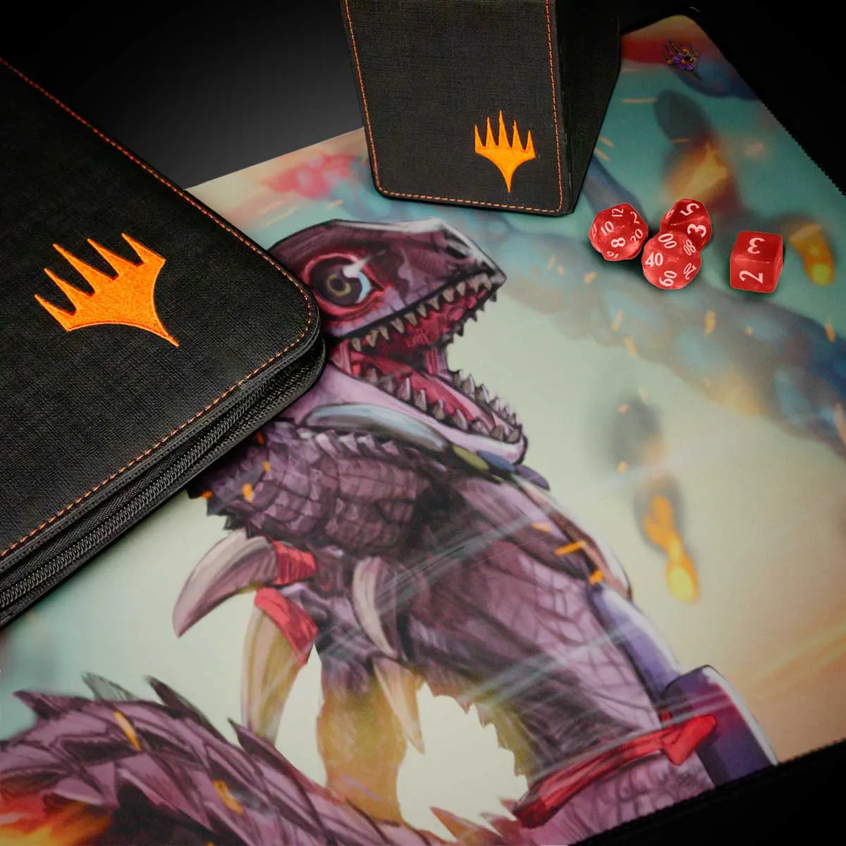 Bloomburrow Gev, Scaled Scorch Playmat for Magic: The Gathering