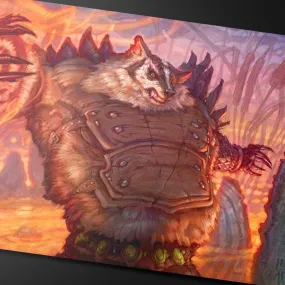 Bloomburrow Hugs, Grisly Guardian Playmat for Magic: The Gathering