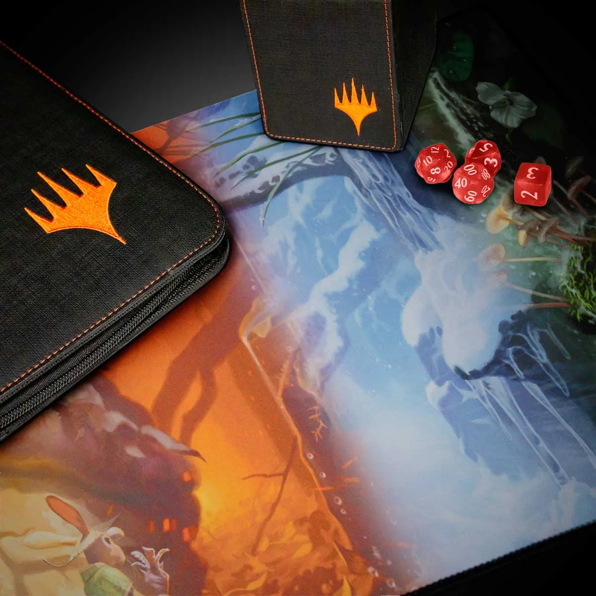 Bloomburrow Season Lands: Forest (Four Seasons) Standard Gaming Playmat for Magic: The Gathering