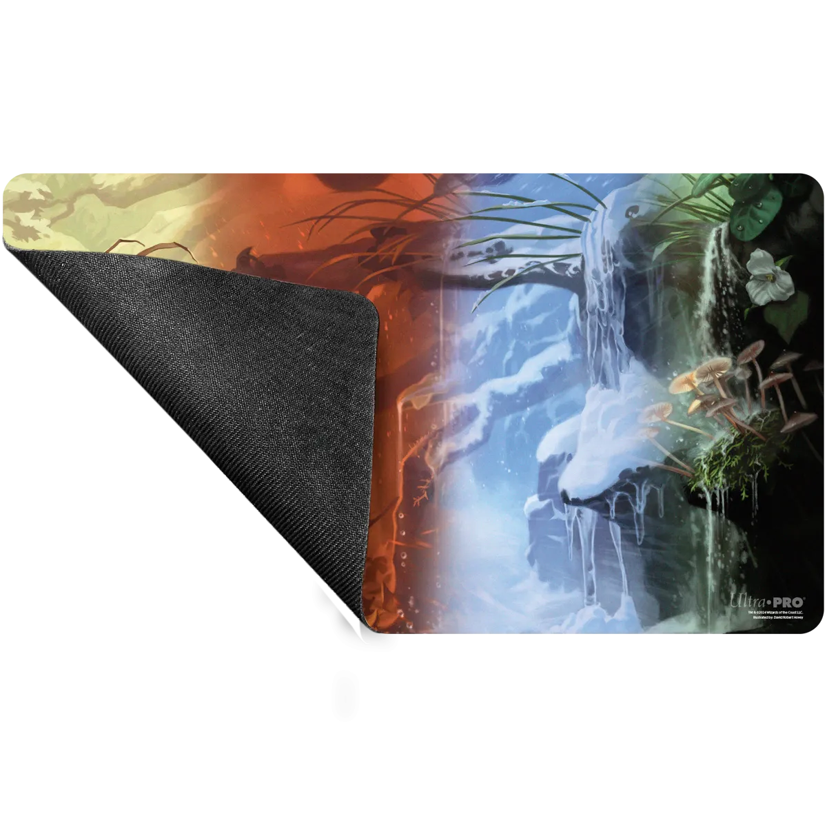 Bloomburrow Season Lands: Forest (Four Seasons) Standard Gaming Playmat for Magic: The Gathering