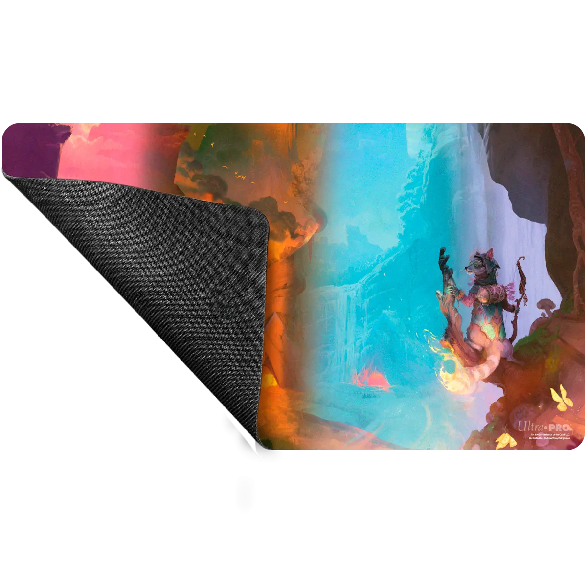 Bloomburrow Season Lands: Mountain (Four Seasons) Standard Gaming Playmat for Magic: The Gathering