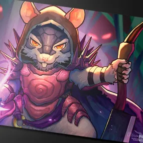 Bloomburrow Vren, the Relentless Playmat for Magic: The Gathering