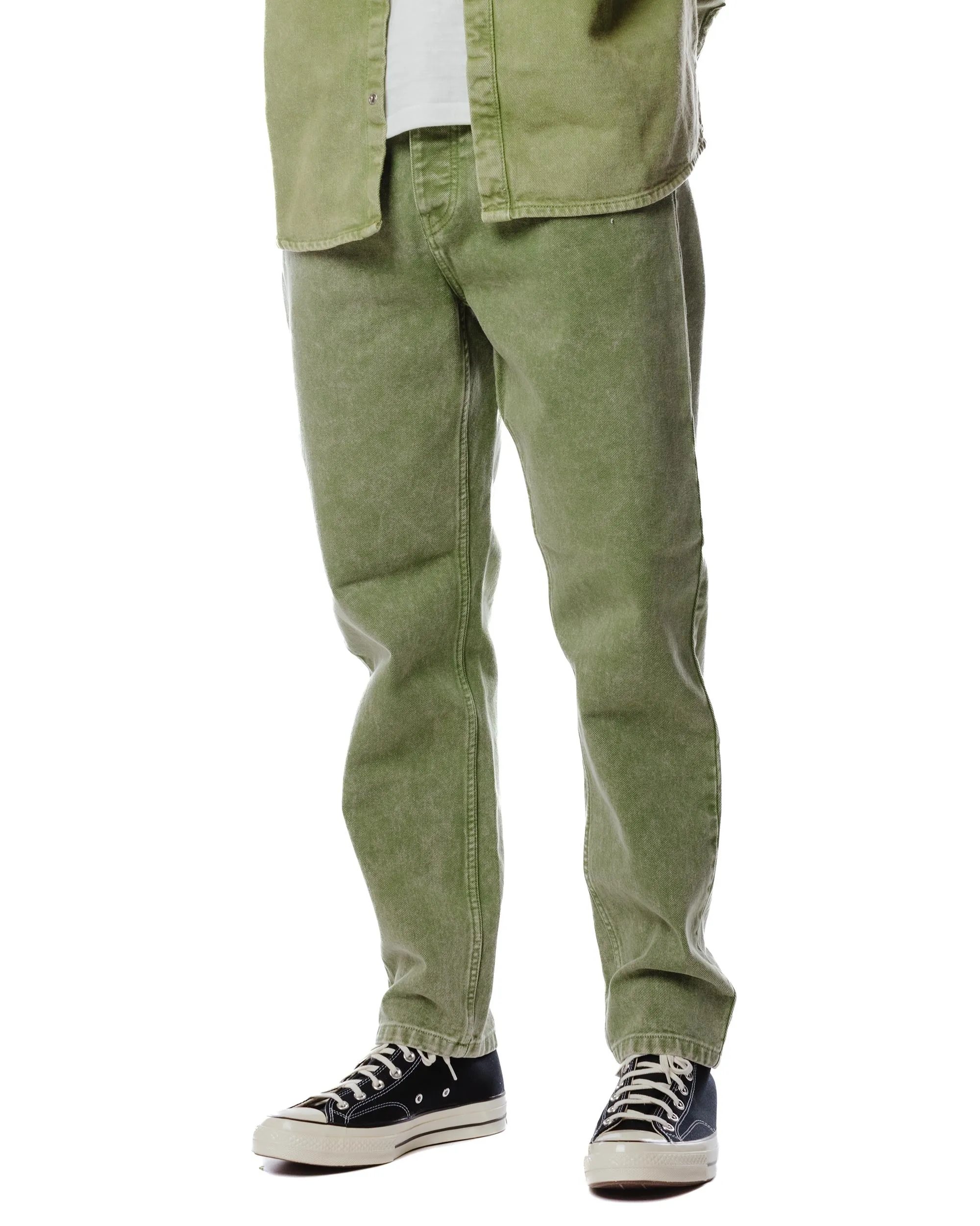 Carhartt W.I.P. Newel Pant Kiwi Worn Washed