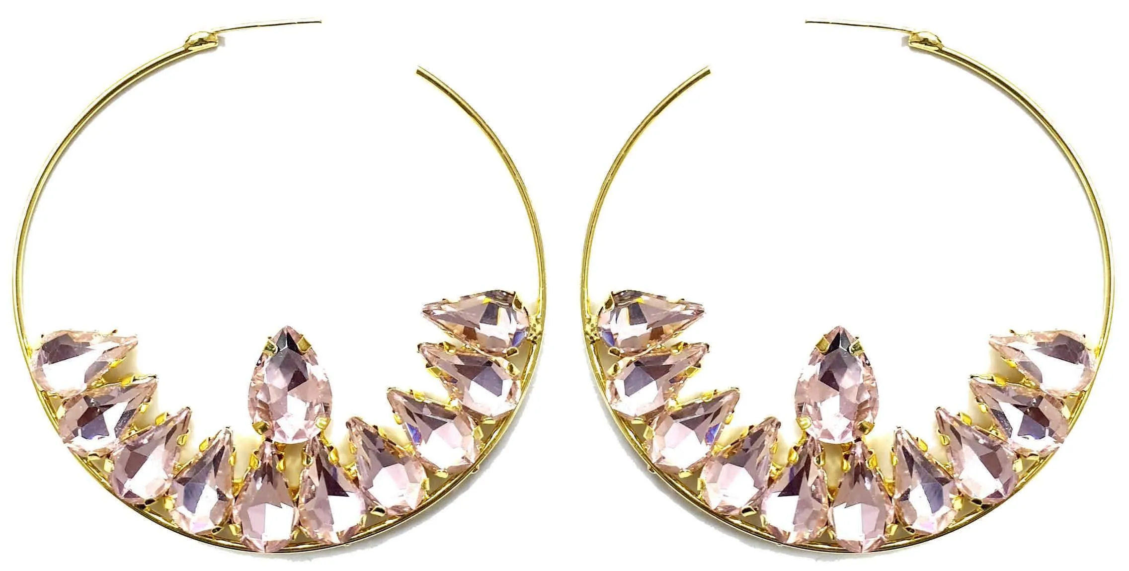 Chandbali with Rhinestone Style Artificial Fashion Dangler Earrings for Girls Women