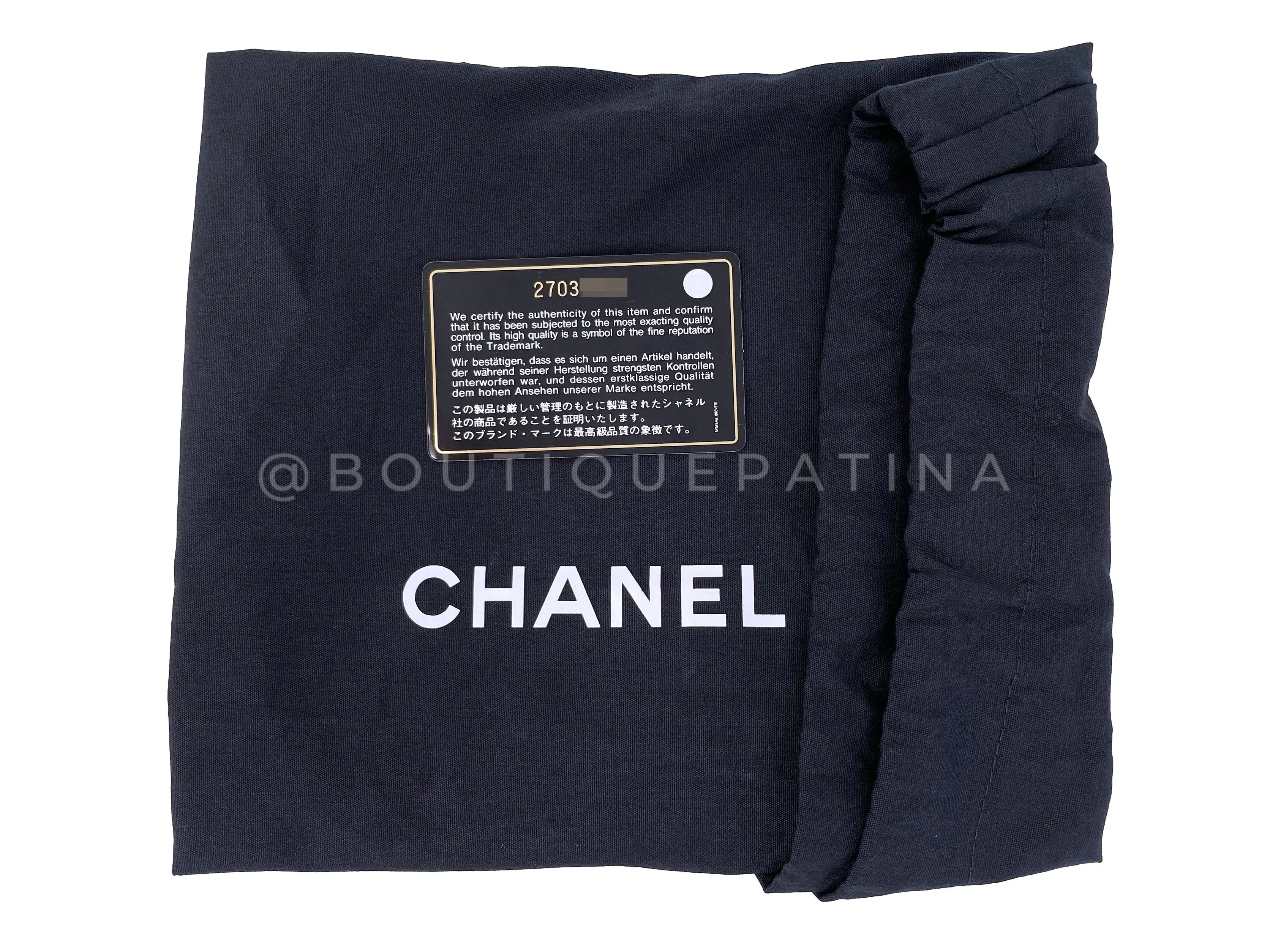Chanel 2019 Pink/Green/Blue Caviar Filigree Vanity Case Bag