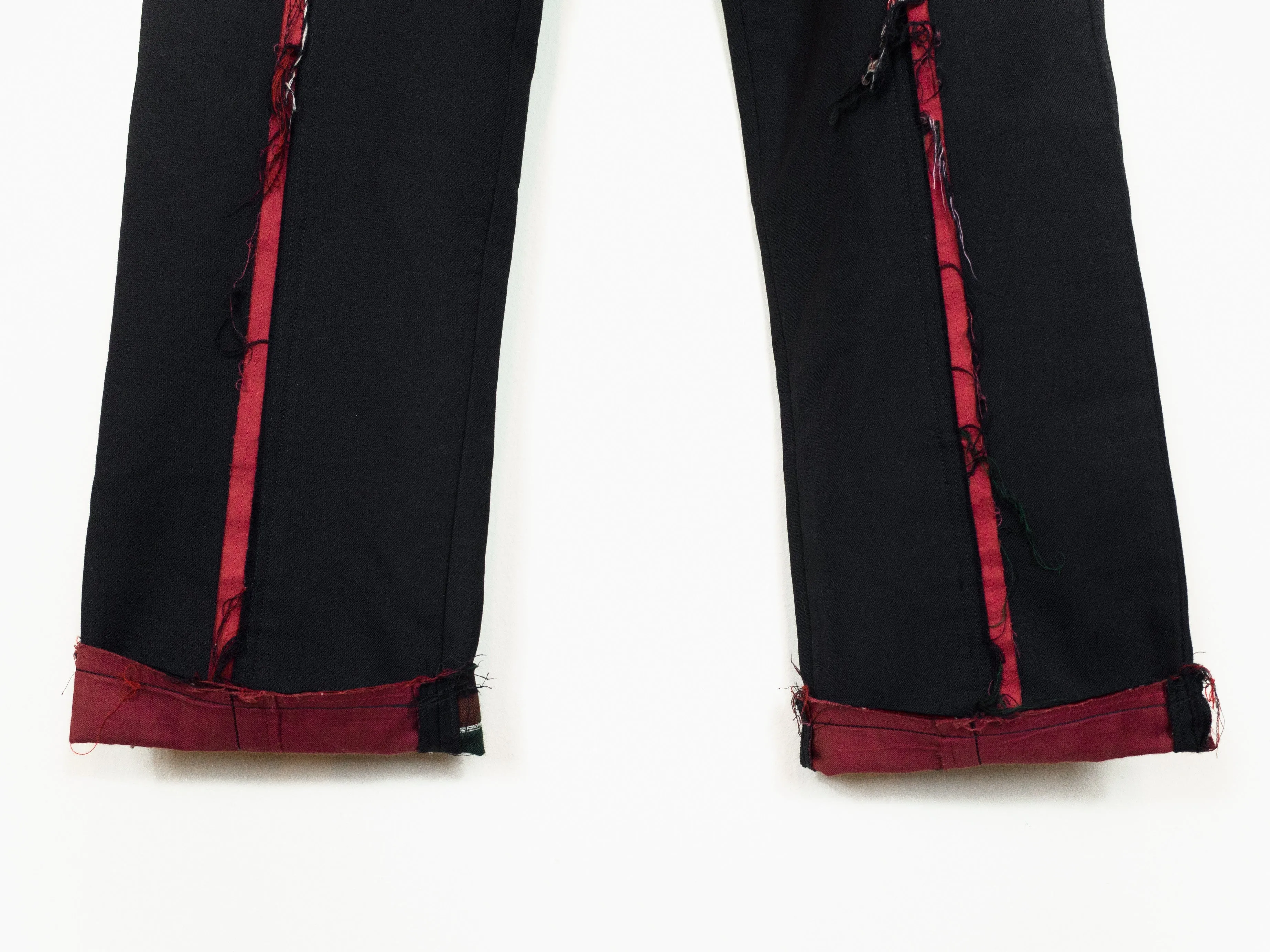Comme des Garçons Homme Plus AW02 Raw Front Stripe Trousers
