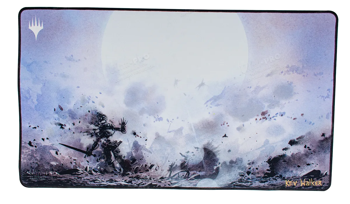Dominaria Remastered Wrath of God Black Stitched Standard Gaming Playmat for Magic: The Gathering