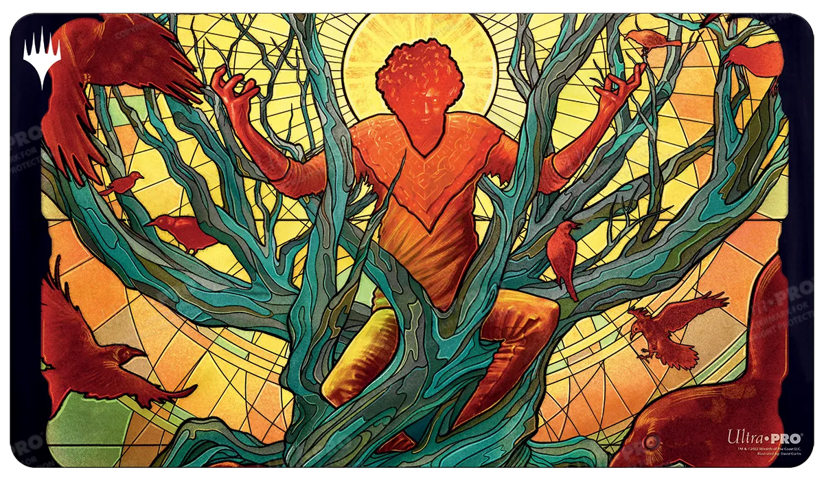 Dominaria United The Raven Man Standard Gaming Playmat for Magic: The Gathering