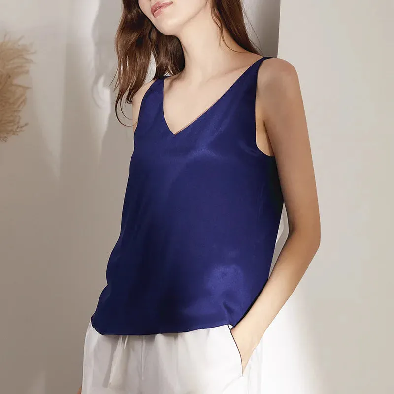 DressBetty - 2024 Candy Color Satin Silk Camisole