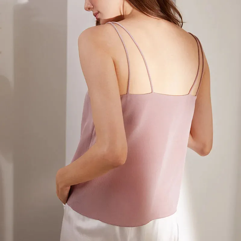 DressBetty - 2024 Candy Color Satin Silk Camisole