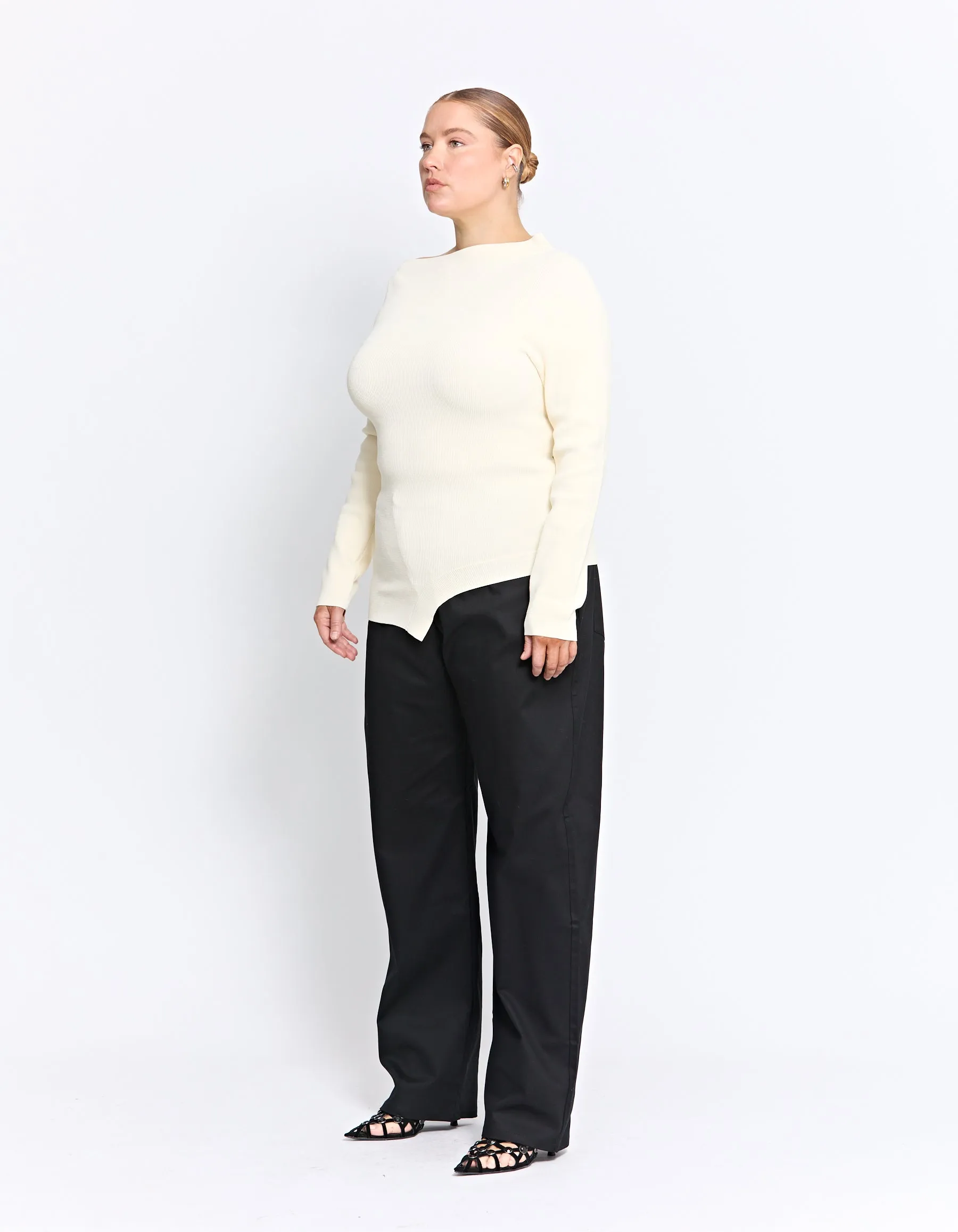 DUBOIS KNIT TOP | MILK