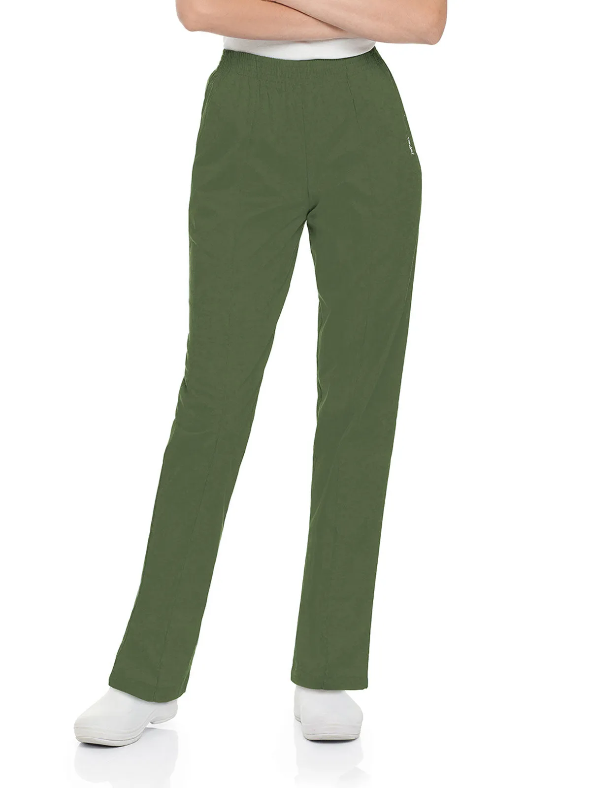 Essentials - Women's Classic Fit Elastic Waist Scrub Pants [1]
