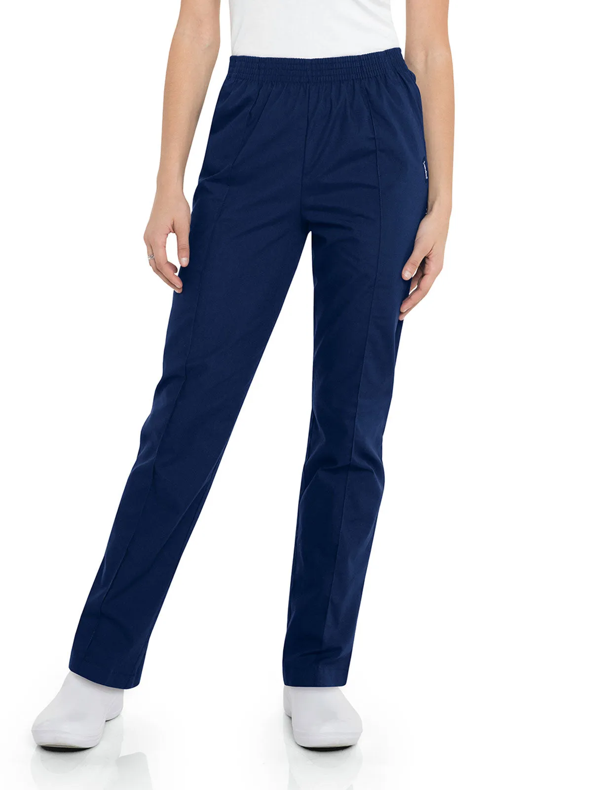 Essentials - Women's Classic Fit Elastic Waist Scrub Pants [1]