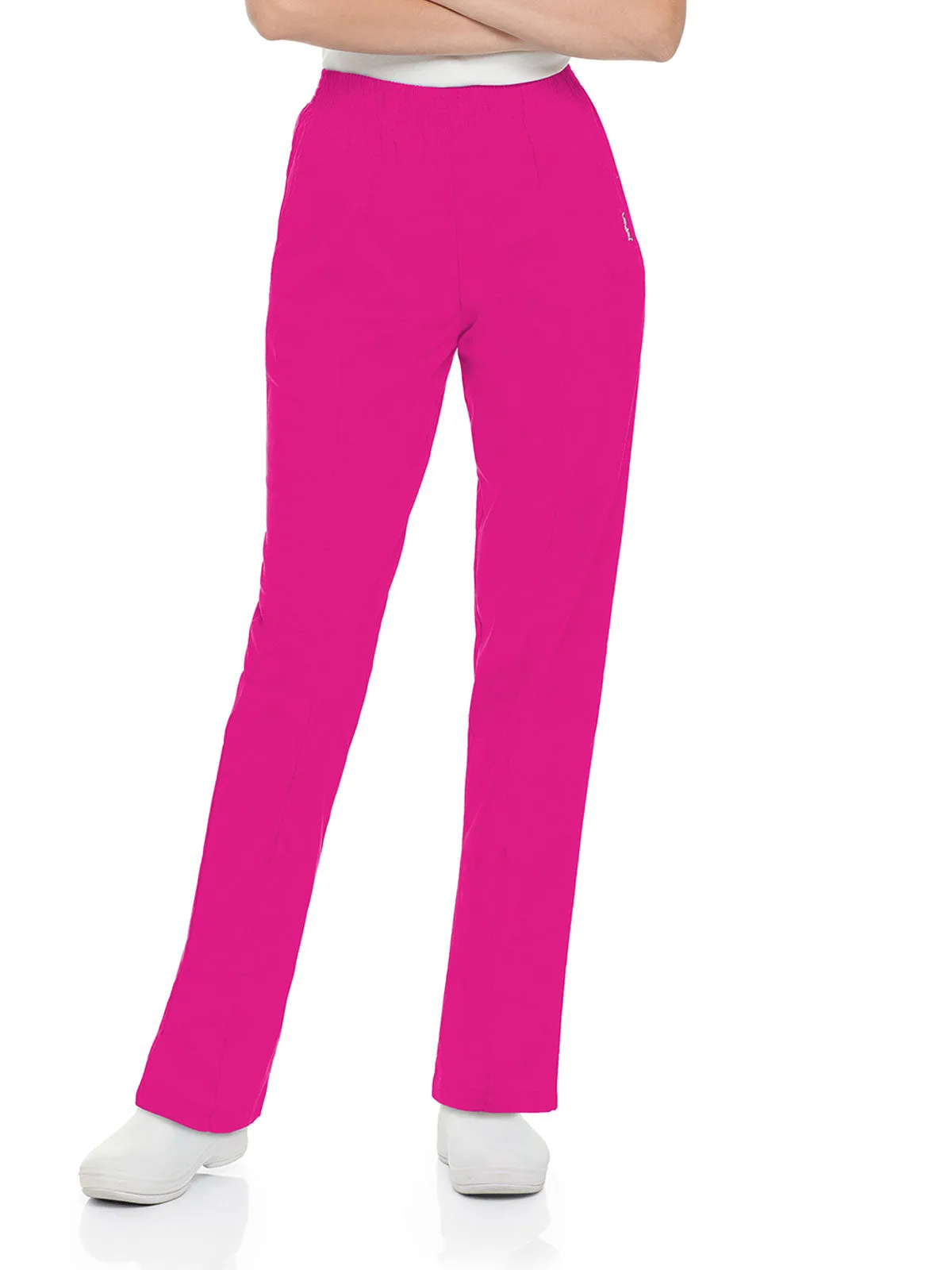 Essentials - Women's Classic Fit Elastic Waist Scrub Pants [1]
