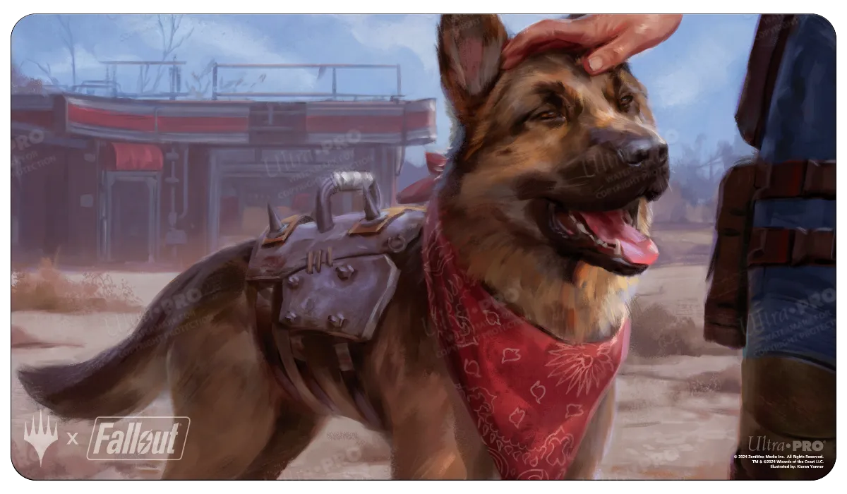 Fallout® Dogmeat, Ever Loyal Standard Gaming Playmat for Magic: The Gathering