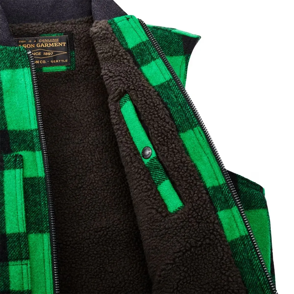 Filson Lined Mackinaw Wool Work Vest