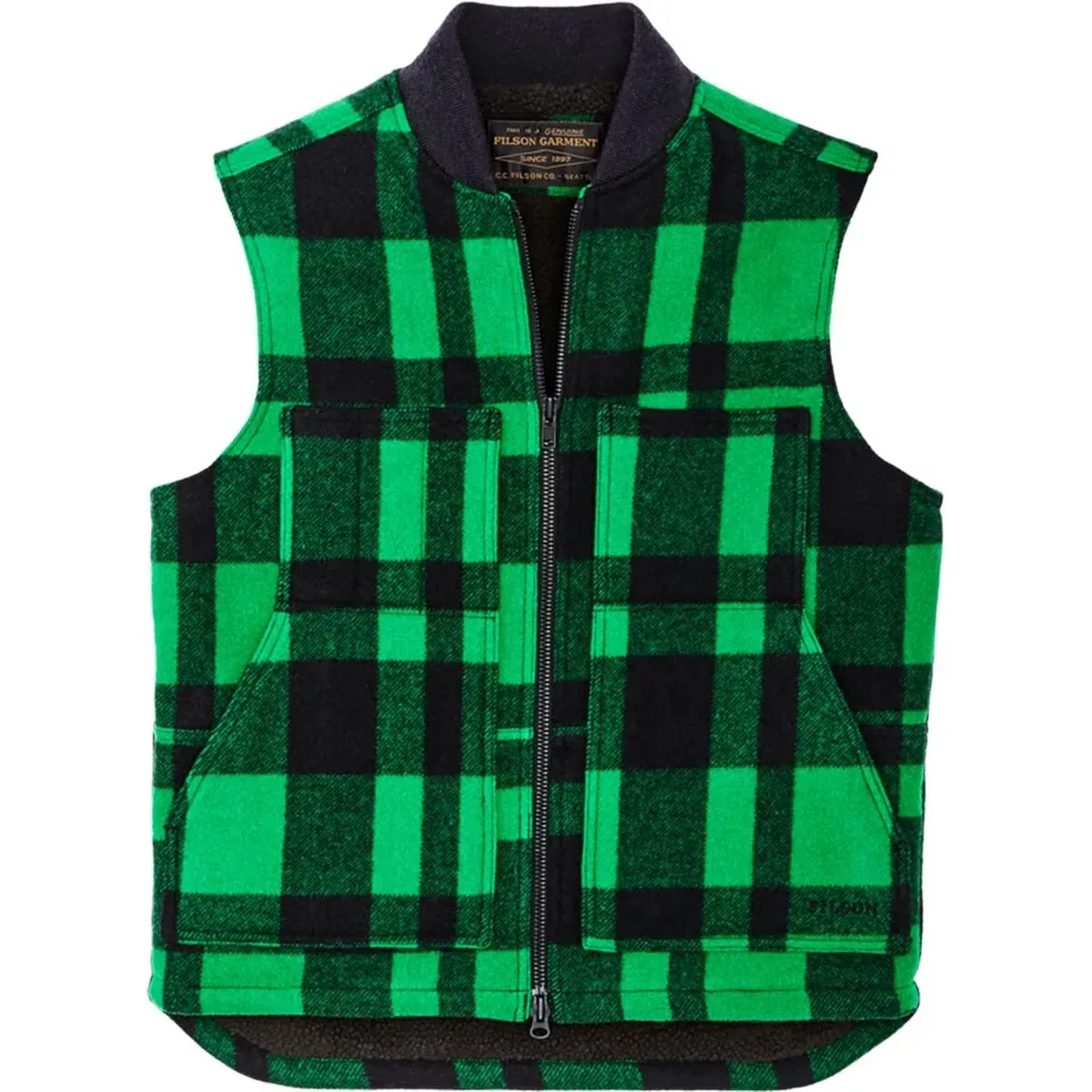 Filson Lined Mackinaw Wool Work Vest