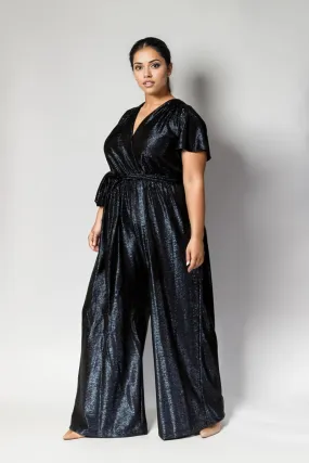 Helena Cap Sleeve Jumpsuit Navy