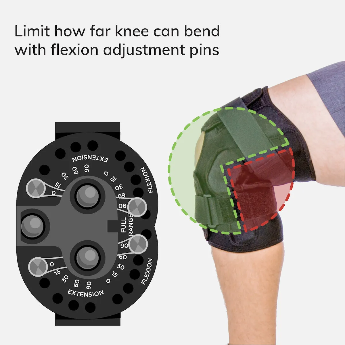 Hyperextension Knee Brace for Recovery & Prevention