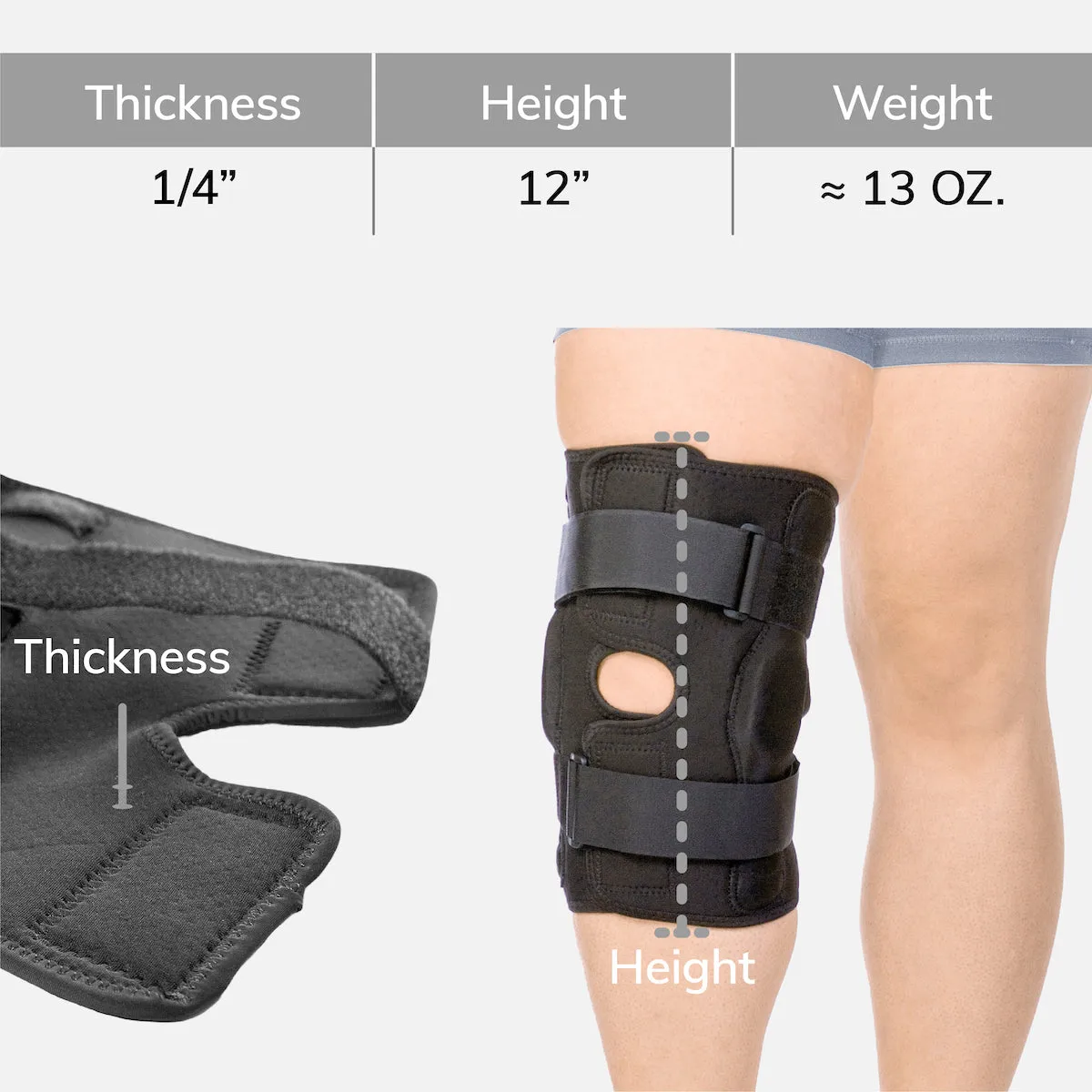 Hyperextension Knee Brace for Recovery & Prevention