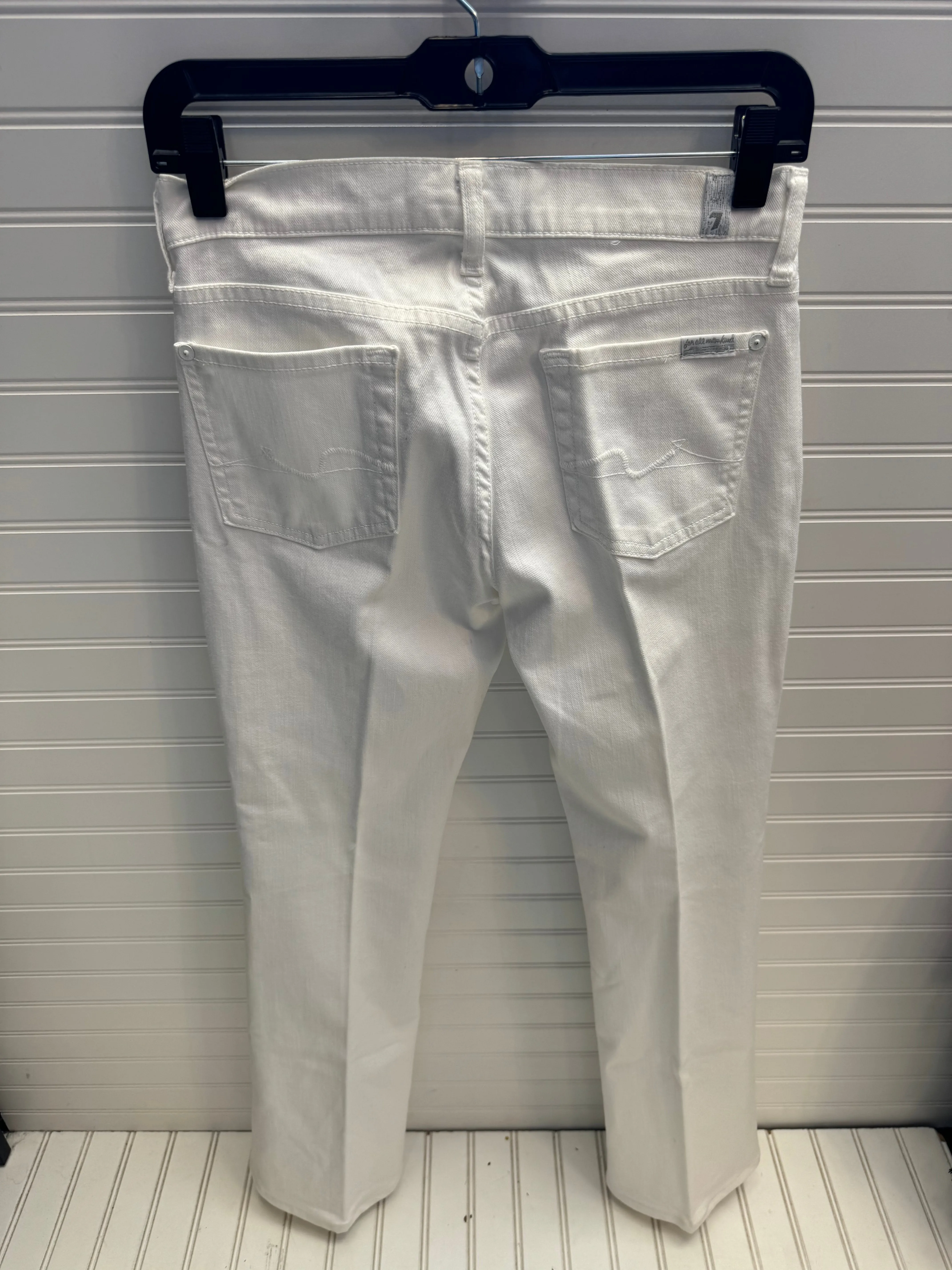 Jeans Designer By 7 For All Mankind In White, Size: 2