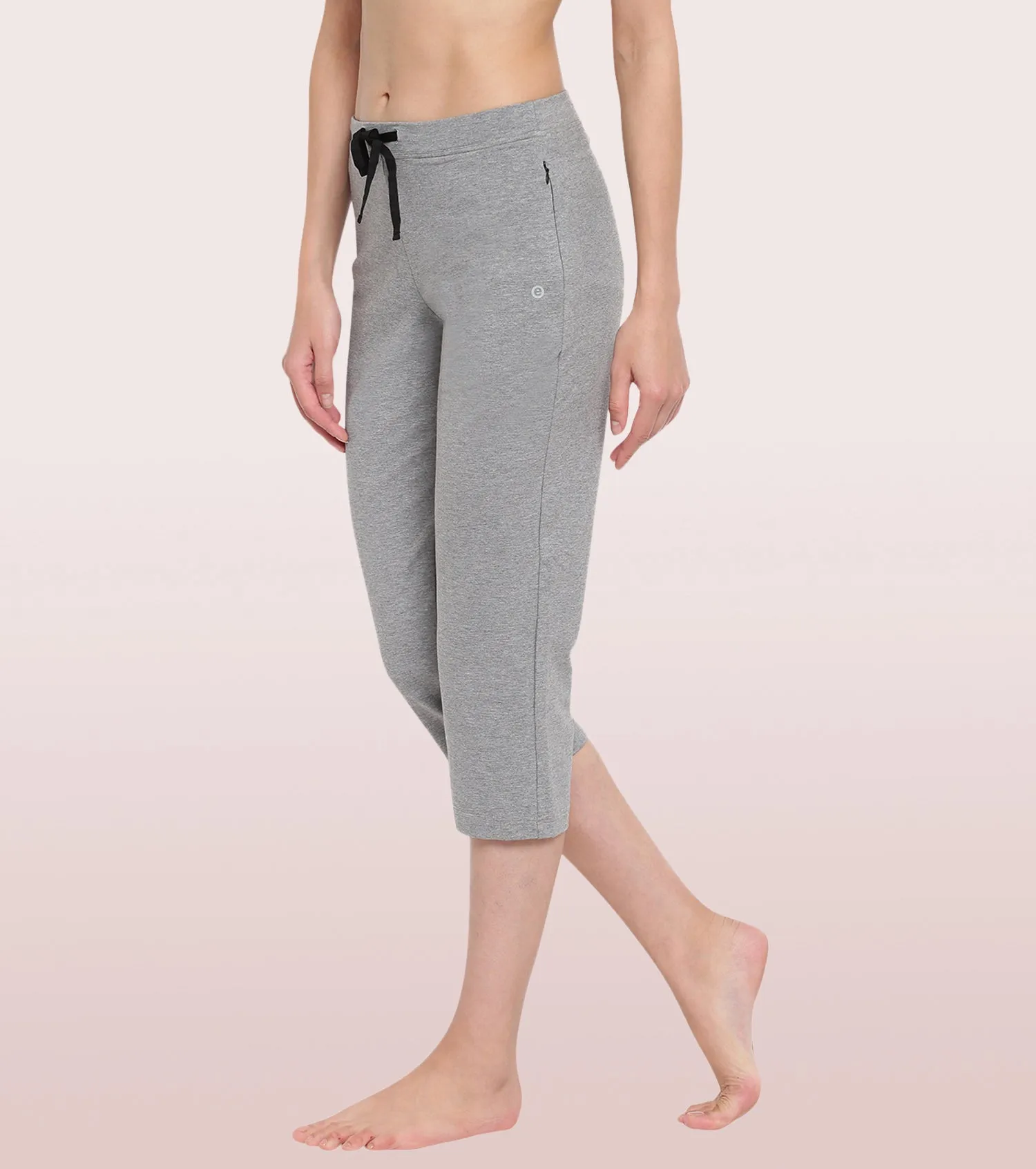 Lounge Capri | Straight Leg Cotton Spandex Capri