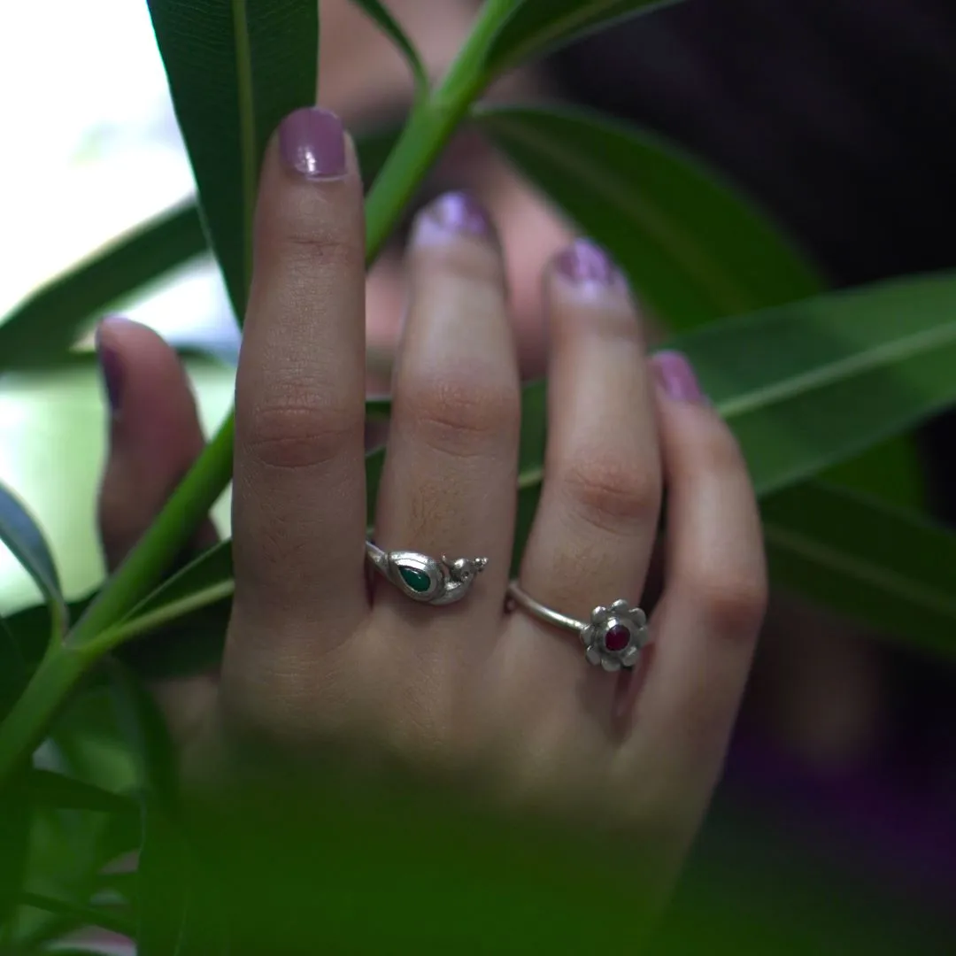 Mayur Two Finger Ring