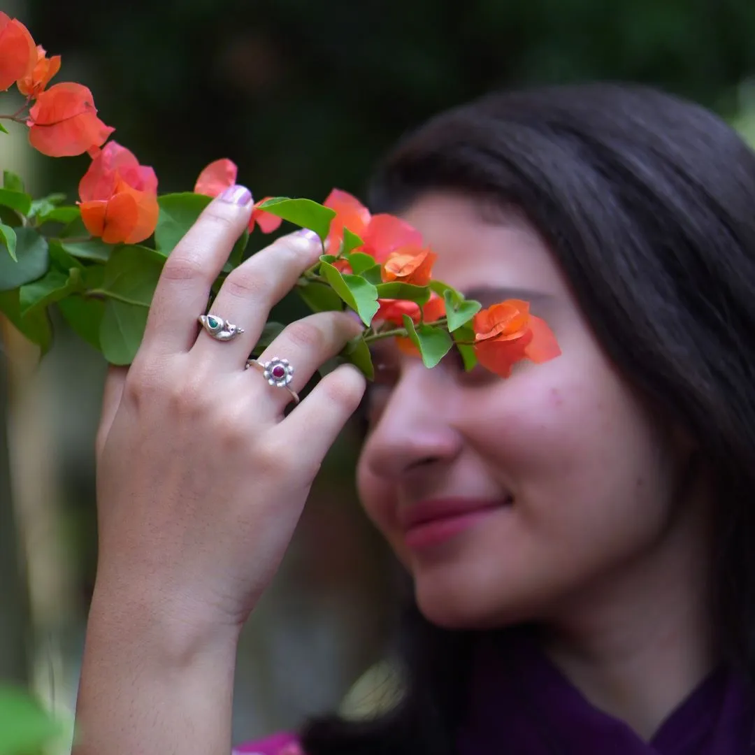 Mayur Two Finger Ring