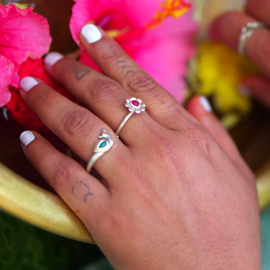 Mayur Two Finger Ring