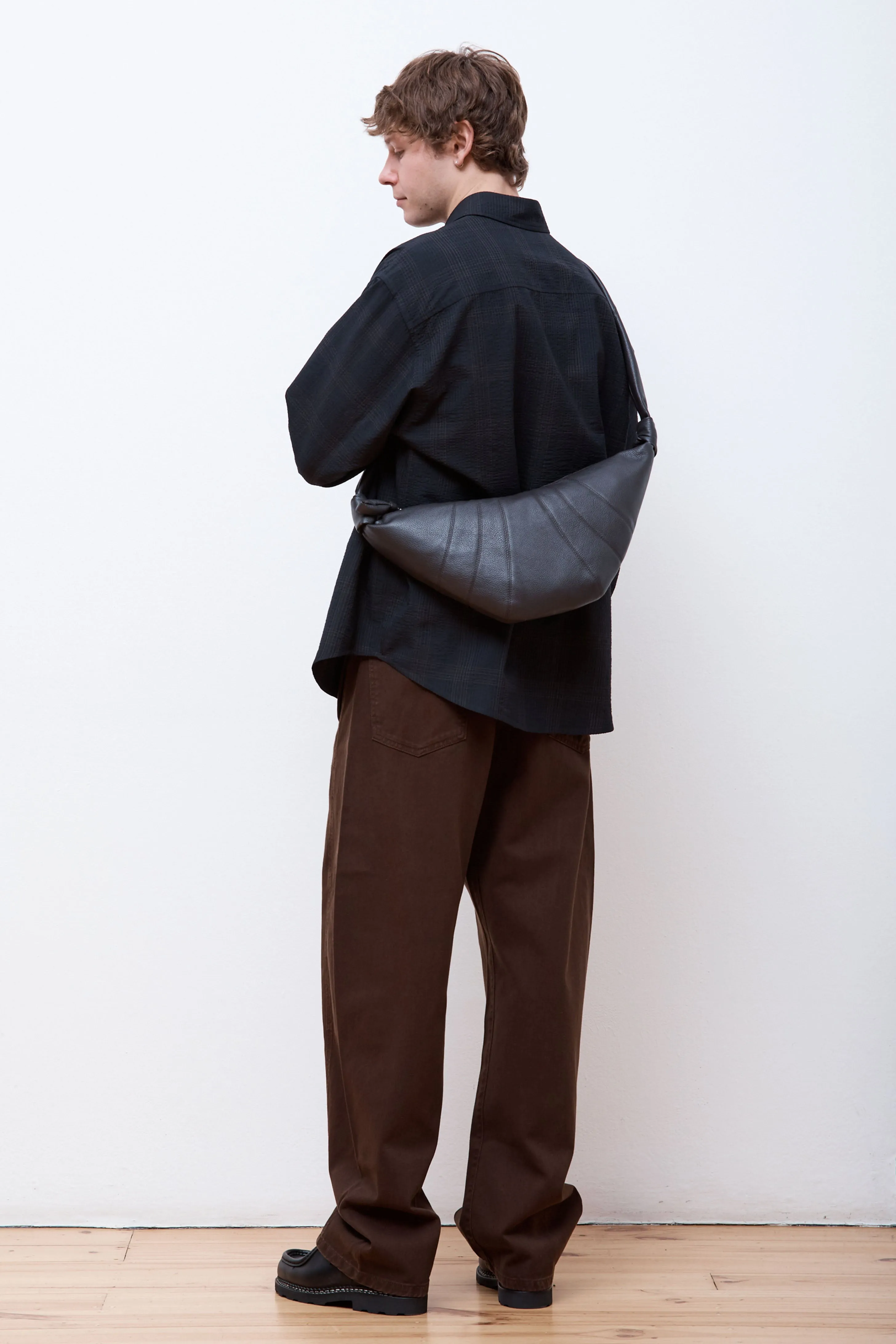 Medium Croissant Bag Black