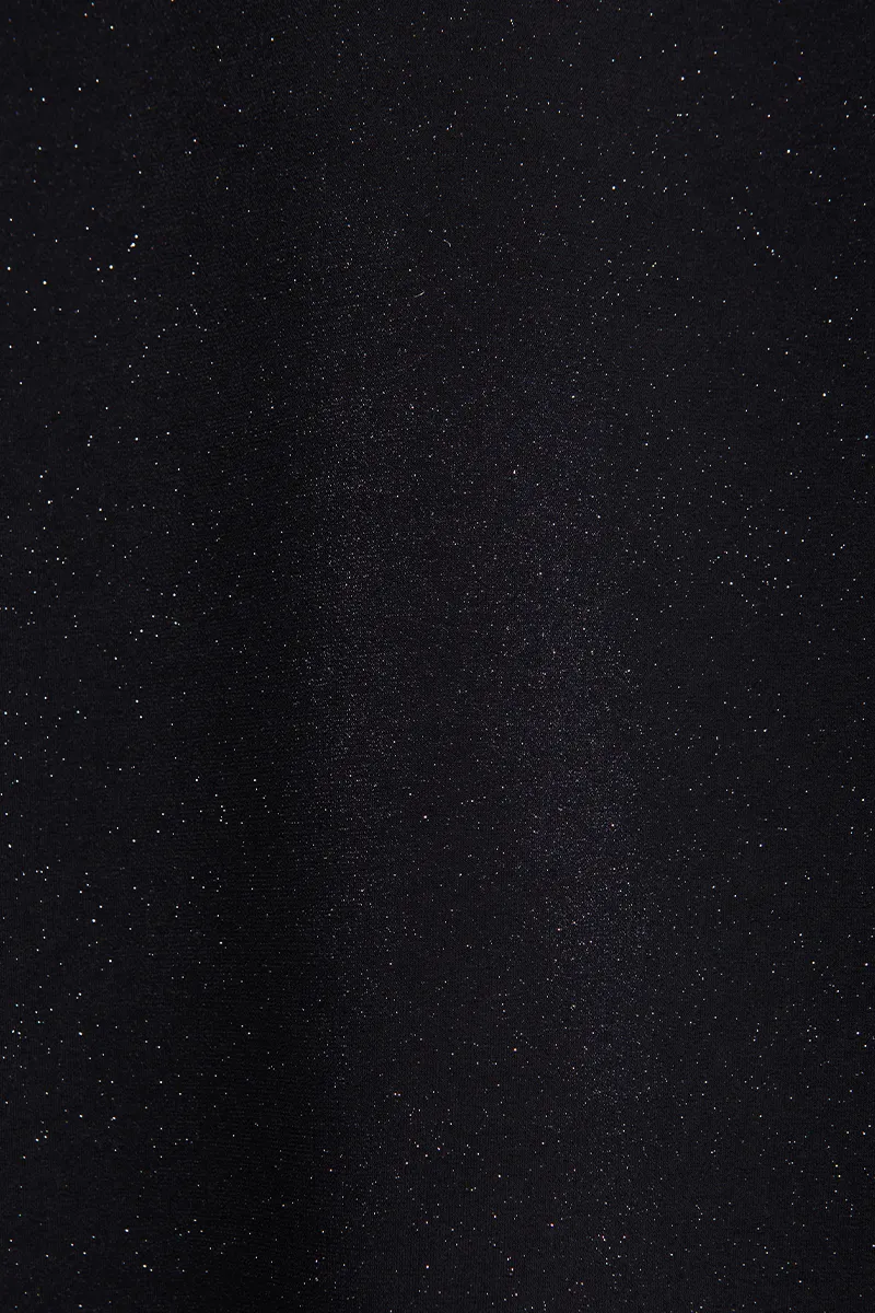 Narrow Pant Midi | Black Sparkle