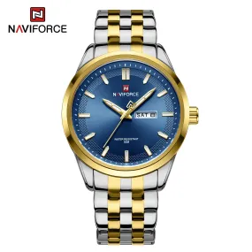Naviforce NF9203 Men's Watch Old School Design Casual Classic Day Date Quartz WristWatch For Man Gift