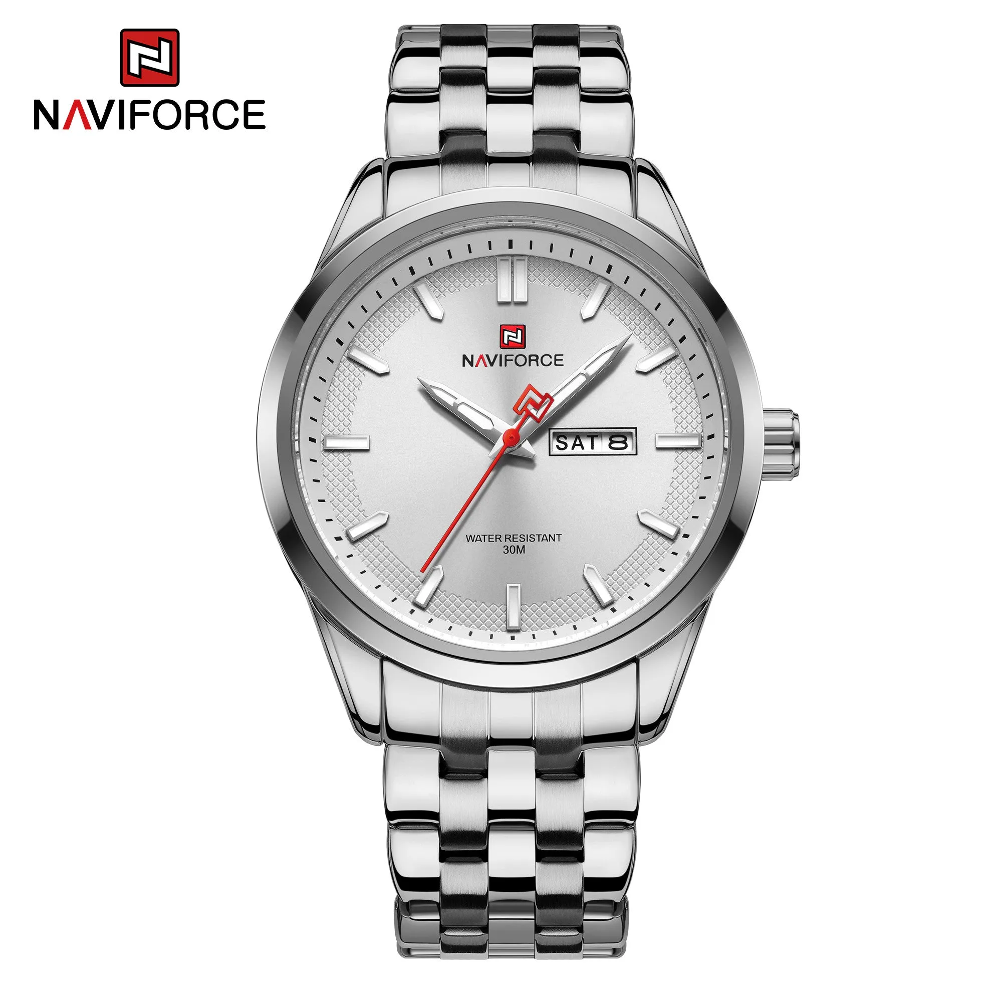 Naviforce NF9203 Men's Watch Old School Design Casual Classic Day Date Quartz WristWatch For Man Gift