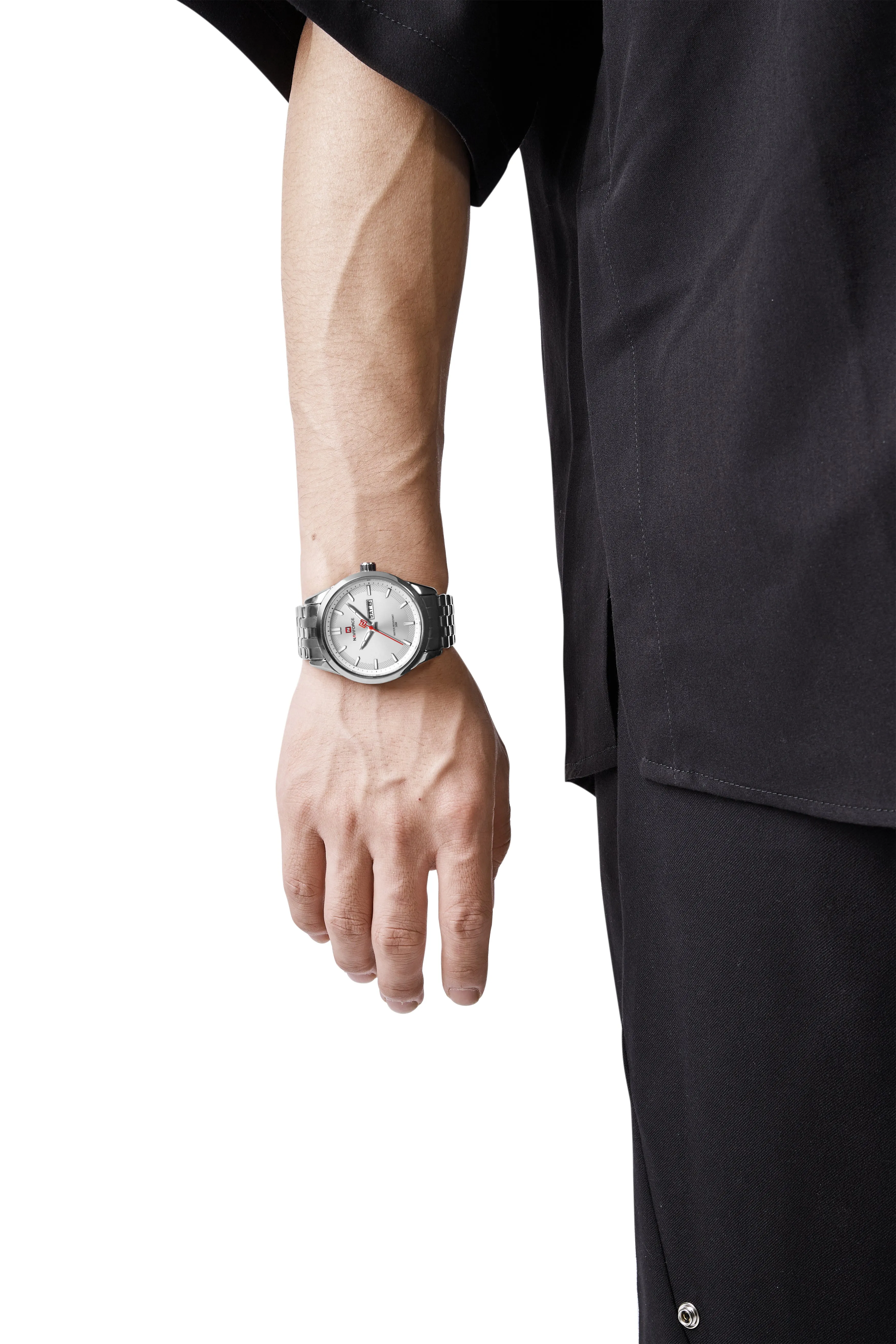 Naviforce NF9203 Men's Watch Old School Design Casual Classic Day Date Quartz WristWatch For Man Gift