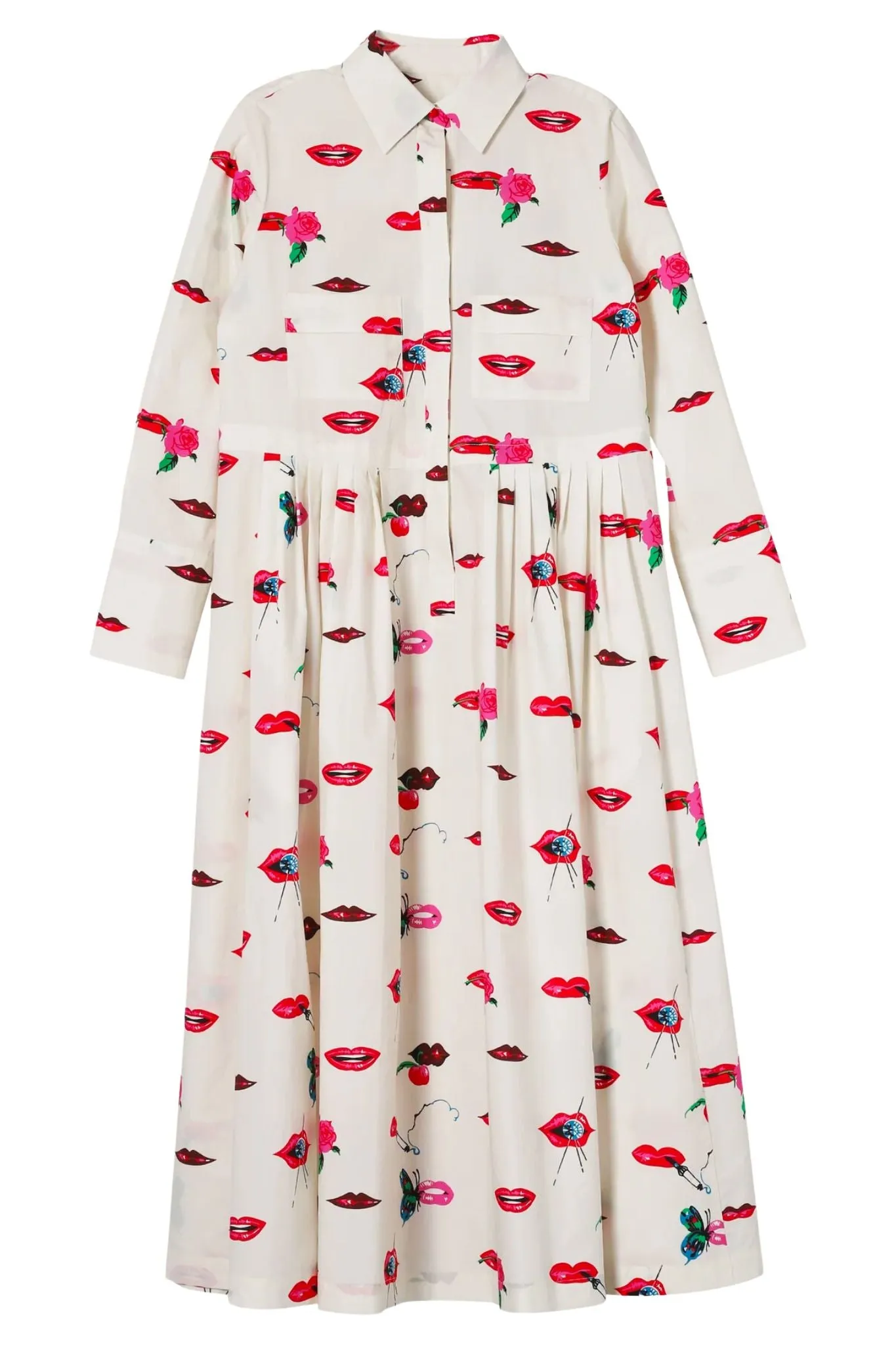 Odeeh Cherries and Lips Dress