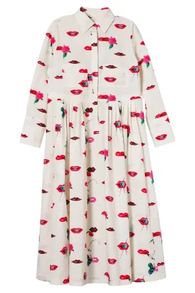 Odeeh Cherries and Lips Dress