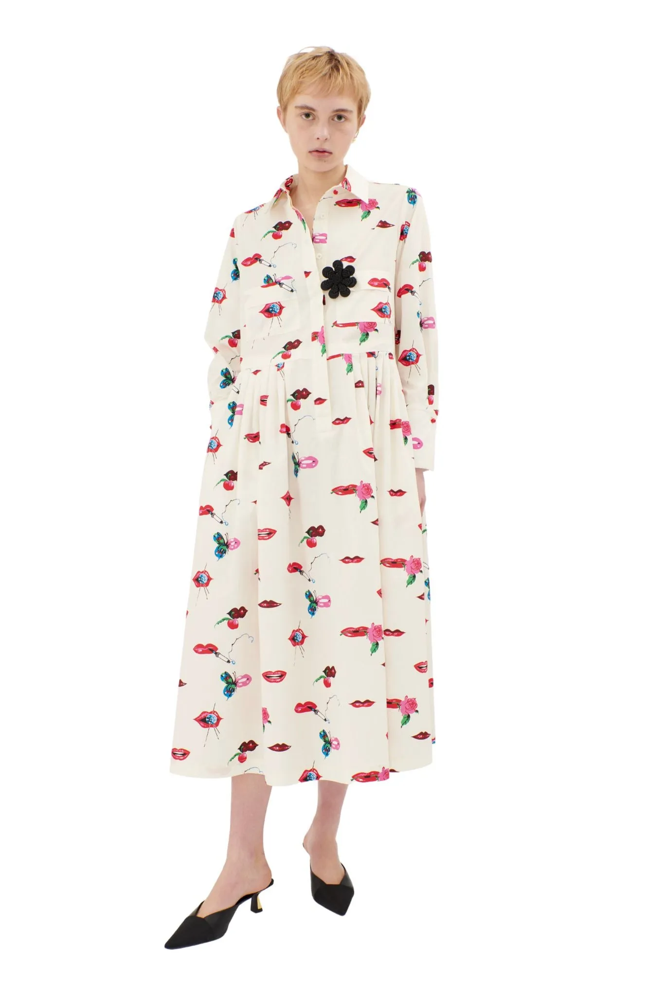 Odeeh Cherries and Lips Dress