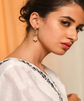 Pearl Style Fancy Artificial Imitation Fashion Dangler Earrings Jhumka for Girls Women
